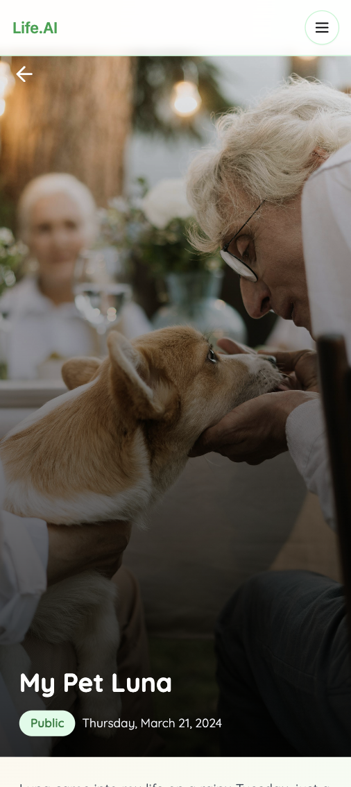 Life Journal — AI Journal (Mobile, MVP)